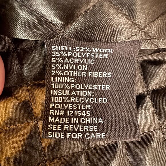 Michael Kors Men's Camel Brown Alhambra Wool Hipster Jacket Size Medium - Picture 9 of 9